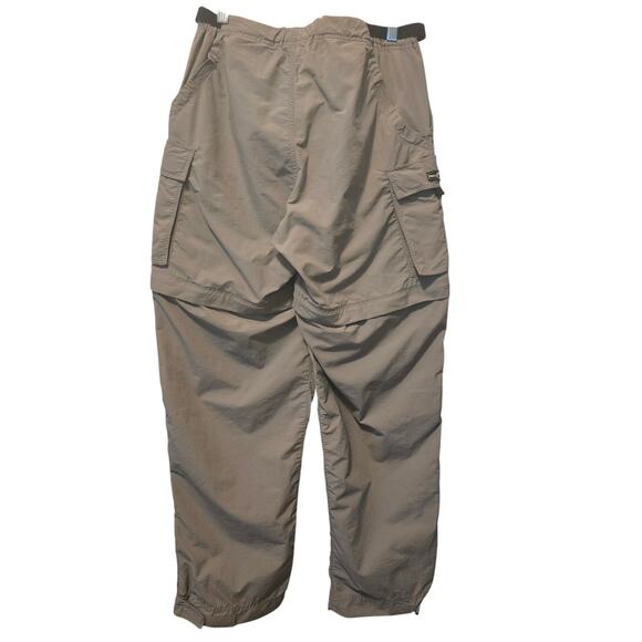 REI Athletic Hiking Walking Zip off Shorts Tan Belted Women's Pants 10 - Picture 3 of 7